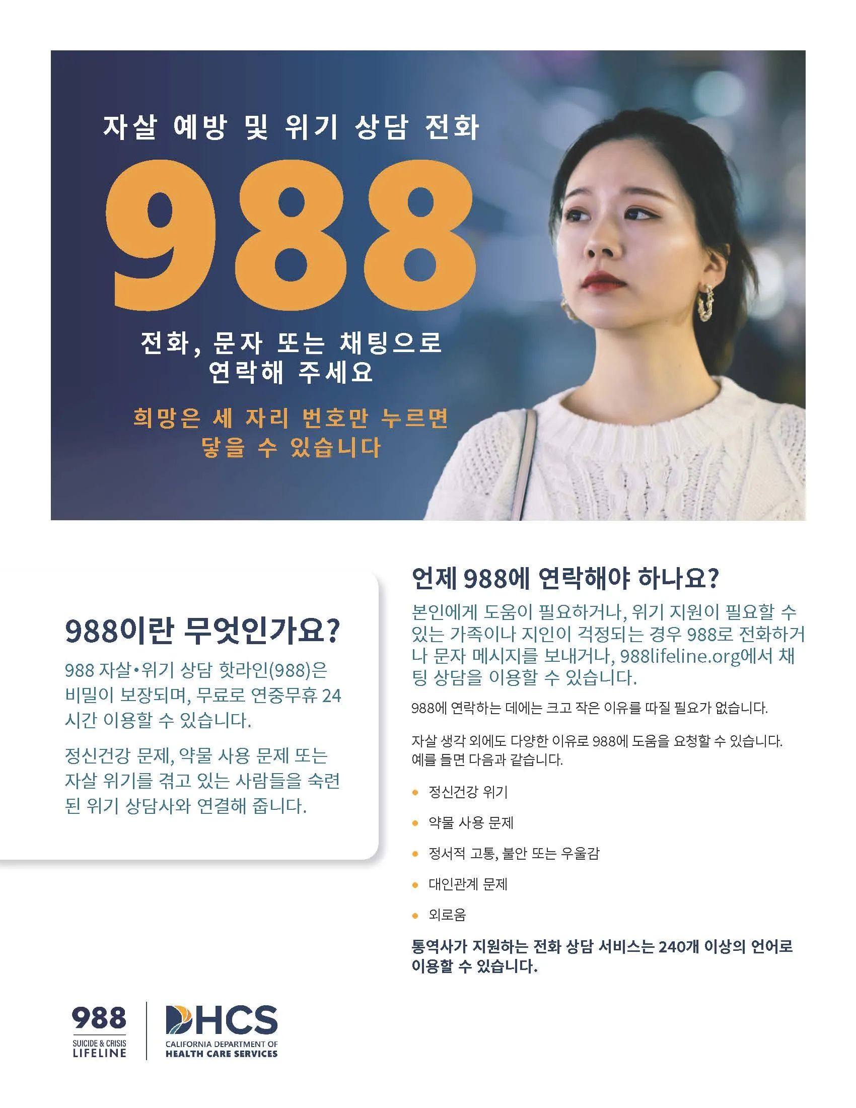 988 Flyer – Korean